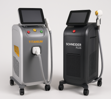 دستگاه لیزر اشنایدر پلاس بهتره یا تیتانیوم