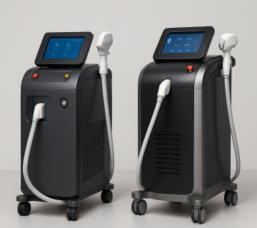 دستگاه لیزر الکس دایود بهتر است یا تیتانیوم